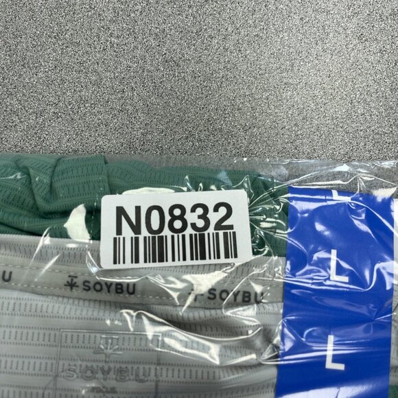 Soybu Men's L 2-Pack Active T-Shirts Green/Gray N0832 - Picture 8 of 8